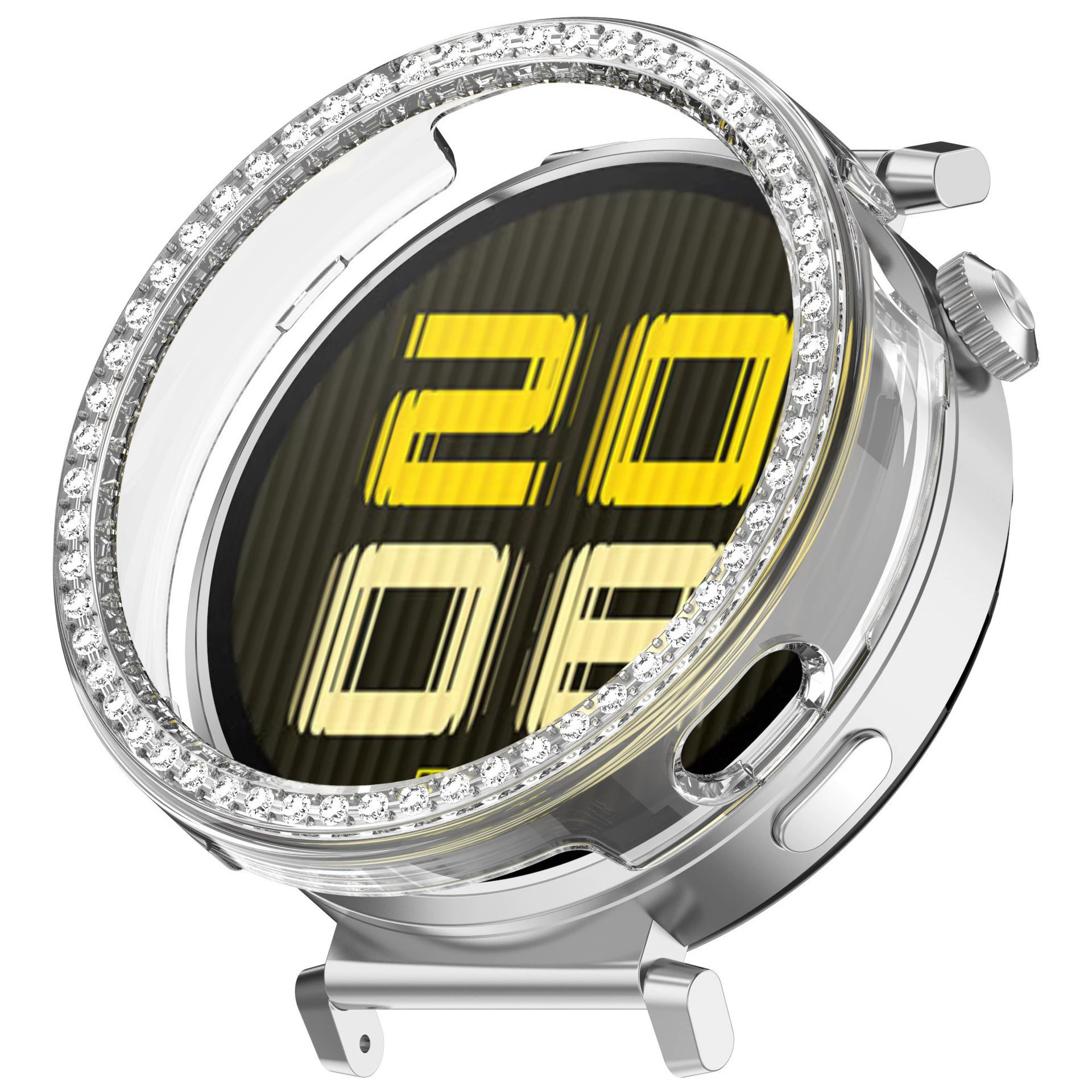 Применимо для Huawei GT5 Pro керамические часы PC с бриллиантами с полой защитной оболочкой Spy Smart Защитный чехол для девочек GT4