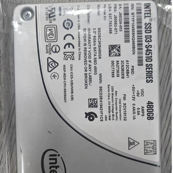 Твердотельный накопитель S4510 480 ГБ