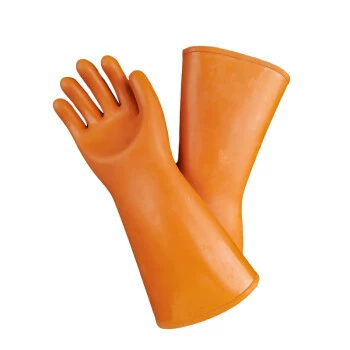 Нескользящие нейлоновые перчатки с резиновым пропиткой, специальные для силовых кабелей, черно-красные, износостойкие, утолщенные, для защиты труда.