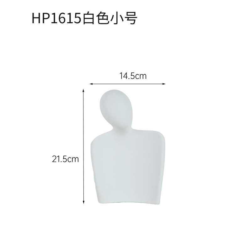 Simple abstracto personaje de pareja en blanco y negro adornos de cerámica muebles para el hogar sala de estar muebles de escritorio decoración de estantería de oficina