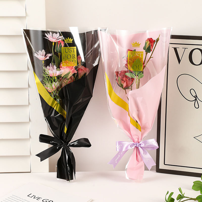 Huaxi nueva corona bolsas múltiples bolsas de rosas bolsas de ramas floristas floristas materiales de embalaje de flores