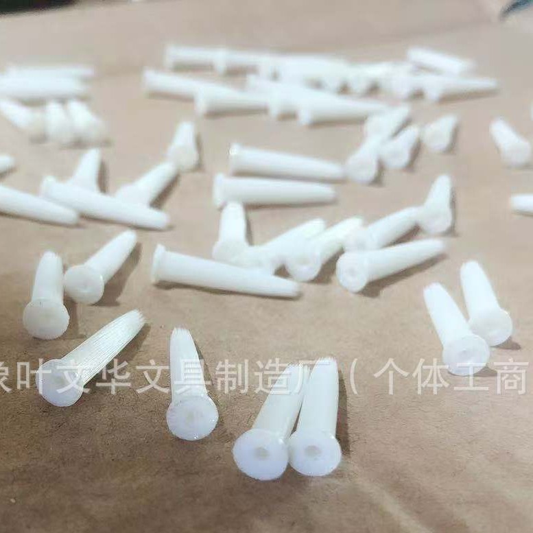 软毛头画笔配件纤维毛扁笔嘴头导水眼线笔水性加工笔头文具笔套