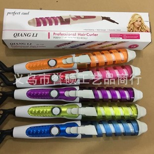 Amazon colorful hair iron barber shop home 8558 electric heating rod cross-border manufacturers wholesale spiral curling iron
