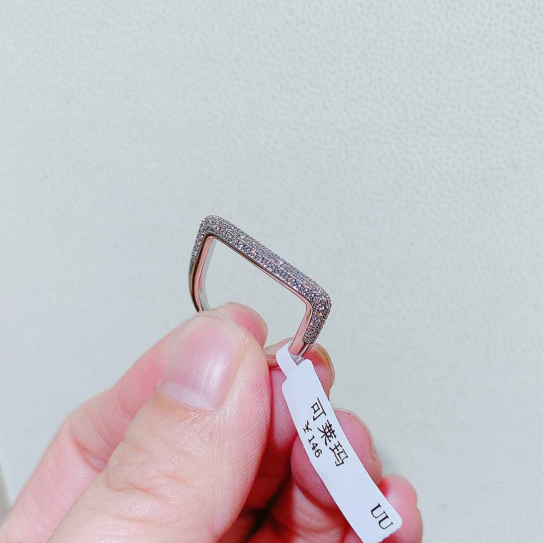 可莱玛韩版开口戒指女个性潮简约几何形新款指环手配饰品10205Y