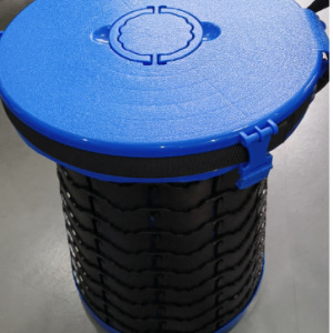 Inodoro plegable de séptima generación para acampar al aire libre, inodoro móvil de emergencia temporal, bote de basura multifuncional, envío directo de fábrica transfronterizo