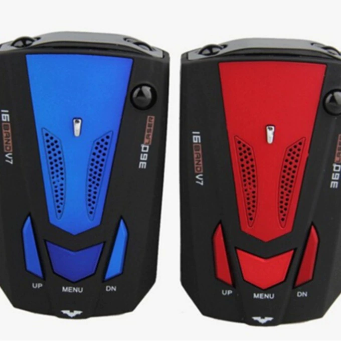 Электронная собака V7 Английский Русский Автомобильный радар для измерения скорости автомобиля детектор измерения скорости потока