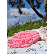L 32667 Creative pink heart plastic straws �����ɫ��������