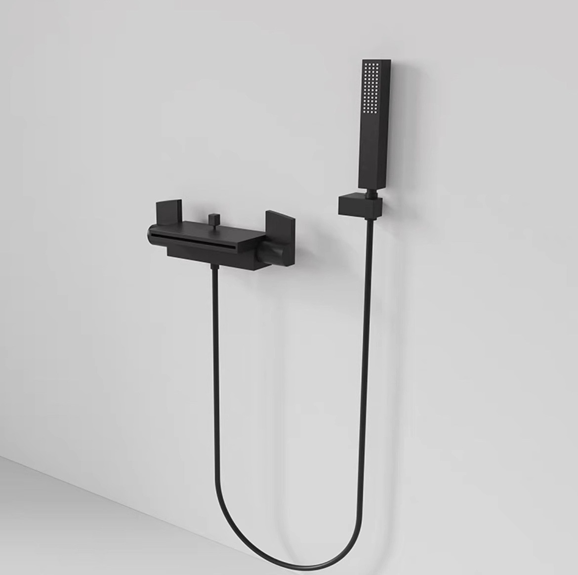 bañera de acrílico negro independiente hogar hotel de alojamiento sin costuras personalidad europea pequeña casa redonda color