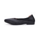 2025 New Style Cowhide Comfortable Breathable Single-layer Shoes Low Heel Pointed Toe Shallow Mouth Retro Flat Foot-free Milk Shoes Women's Shoes