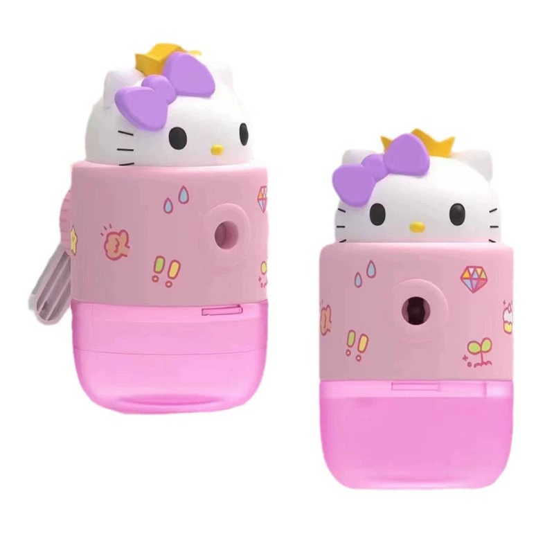Импортная ручка-стайлер Sanrio Kuromi/Kitty с функцией ножа-зарубки и большой ушастой собачкой, детский подарок