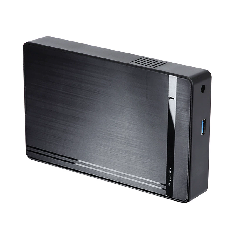 Корпус внешнего HDD USB3.0 для 3,5"/2,5" SATA, порт последовательный, без инструментов, мобильный внешний жесткий диск