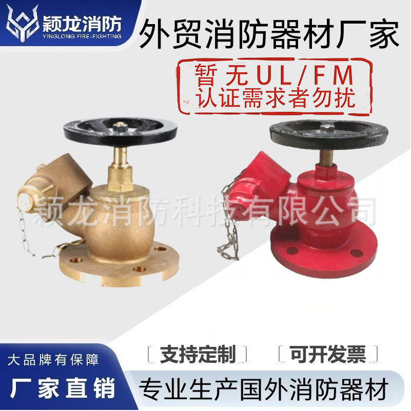 DN65英式BS5041-1外贸消火栓BS336英式消火栓2.5寸黄铜外贸消火栓