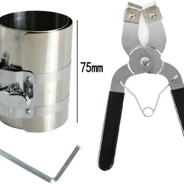 不锈钢活塞环压缩器 活塞环卡箍 活塞环拆卸钳 活塞环拆装工具