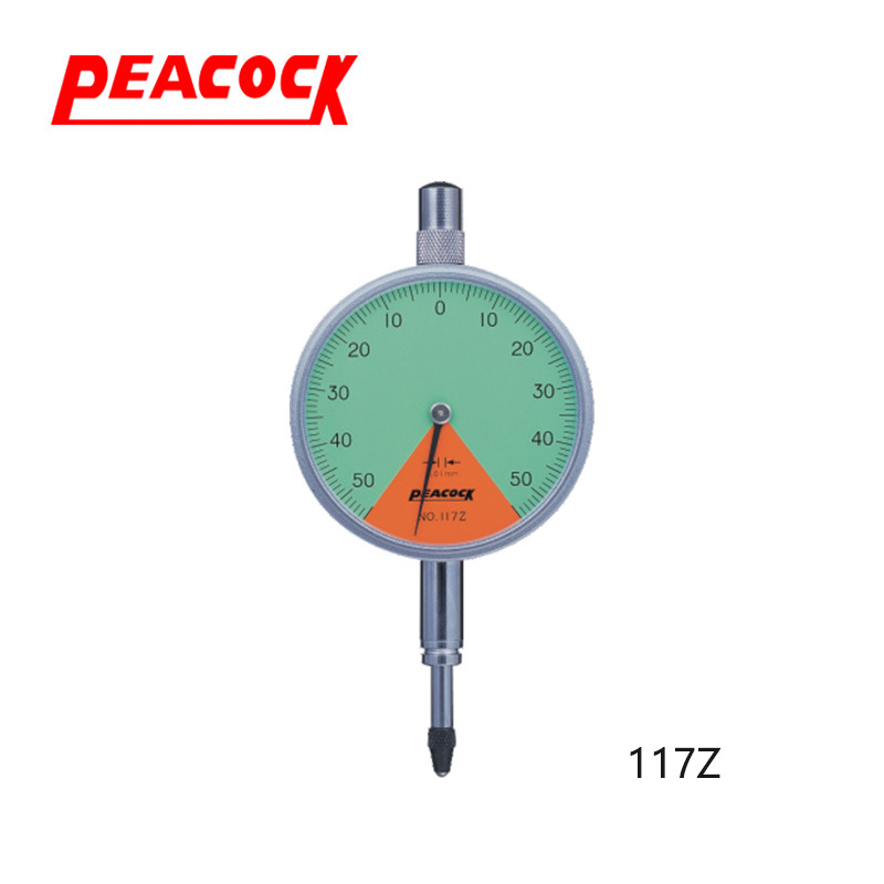PEACOCK孔雀单转型针盘式指示表百分表117Z