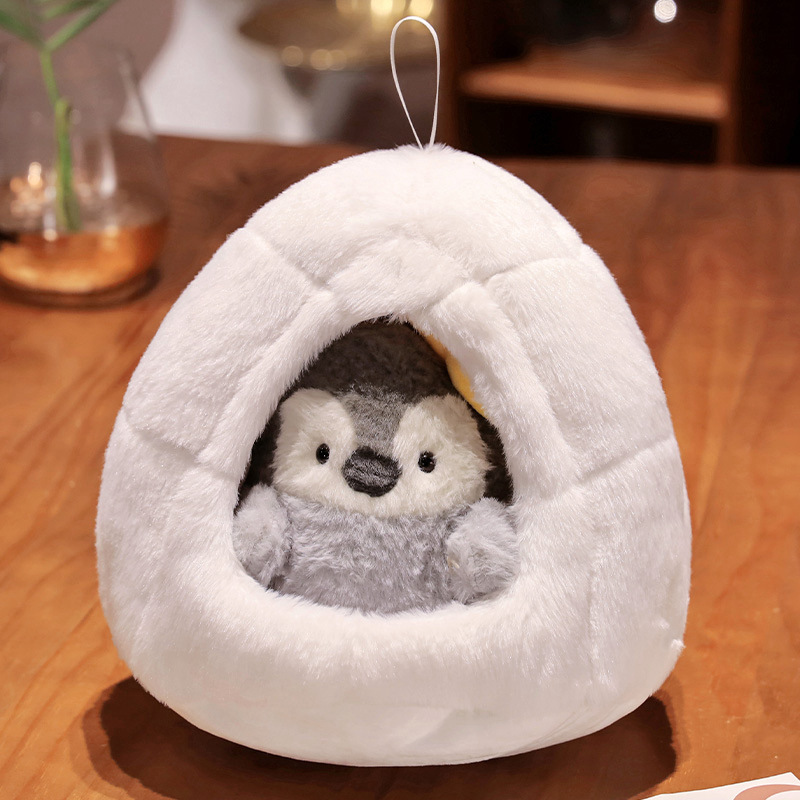 Pingüino nido muñeca juguetes de peluche lindo arco iris unicornio muñeca ballena muñeca de tela regalo para niños