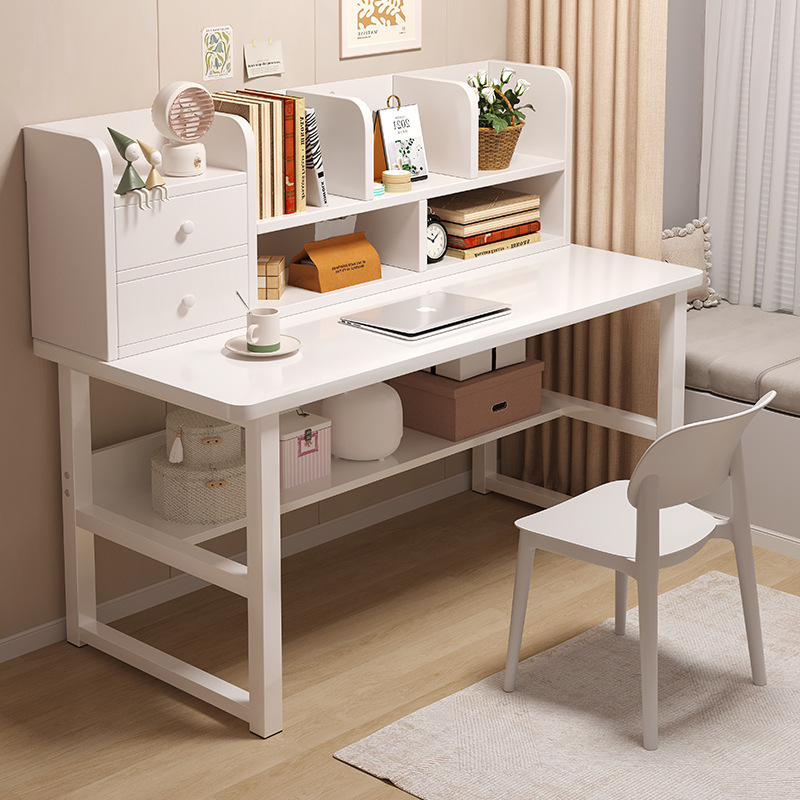 Computer Desk Desktop Home All-In-One Simple Desk Bedroom Girls Study Table Rental House Dormitory Office Desk