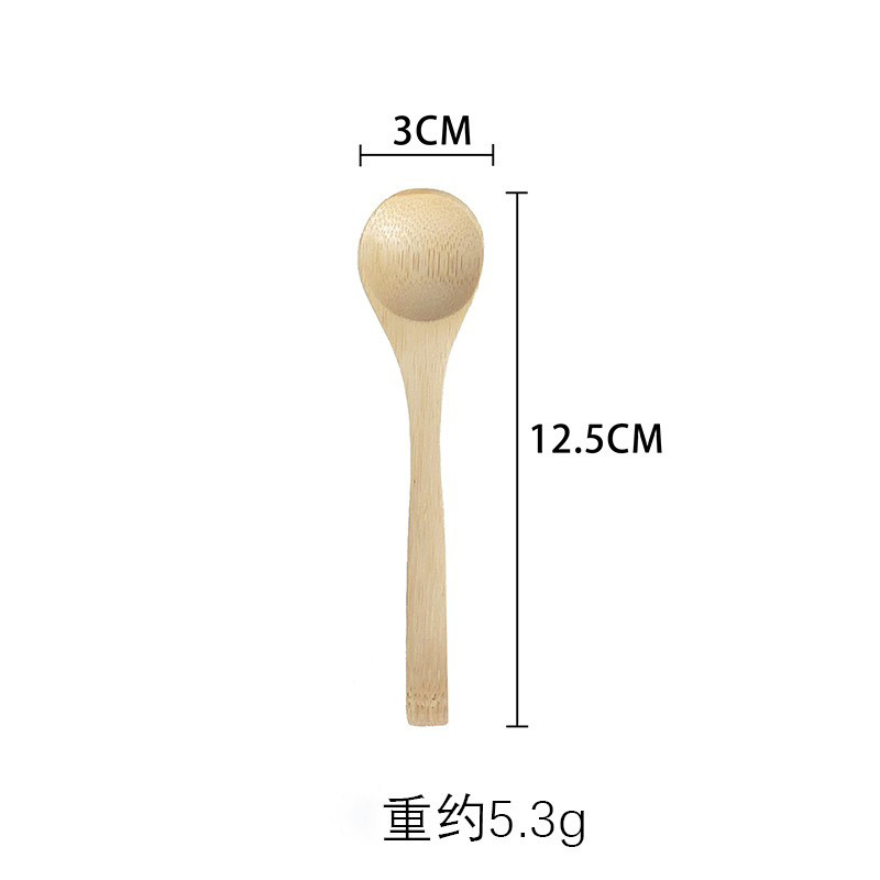 12.5*3CM 대나무 숟가락 용량 ≒ 2ML
