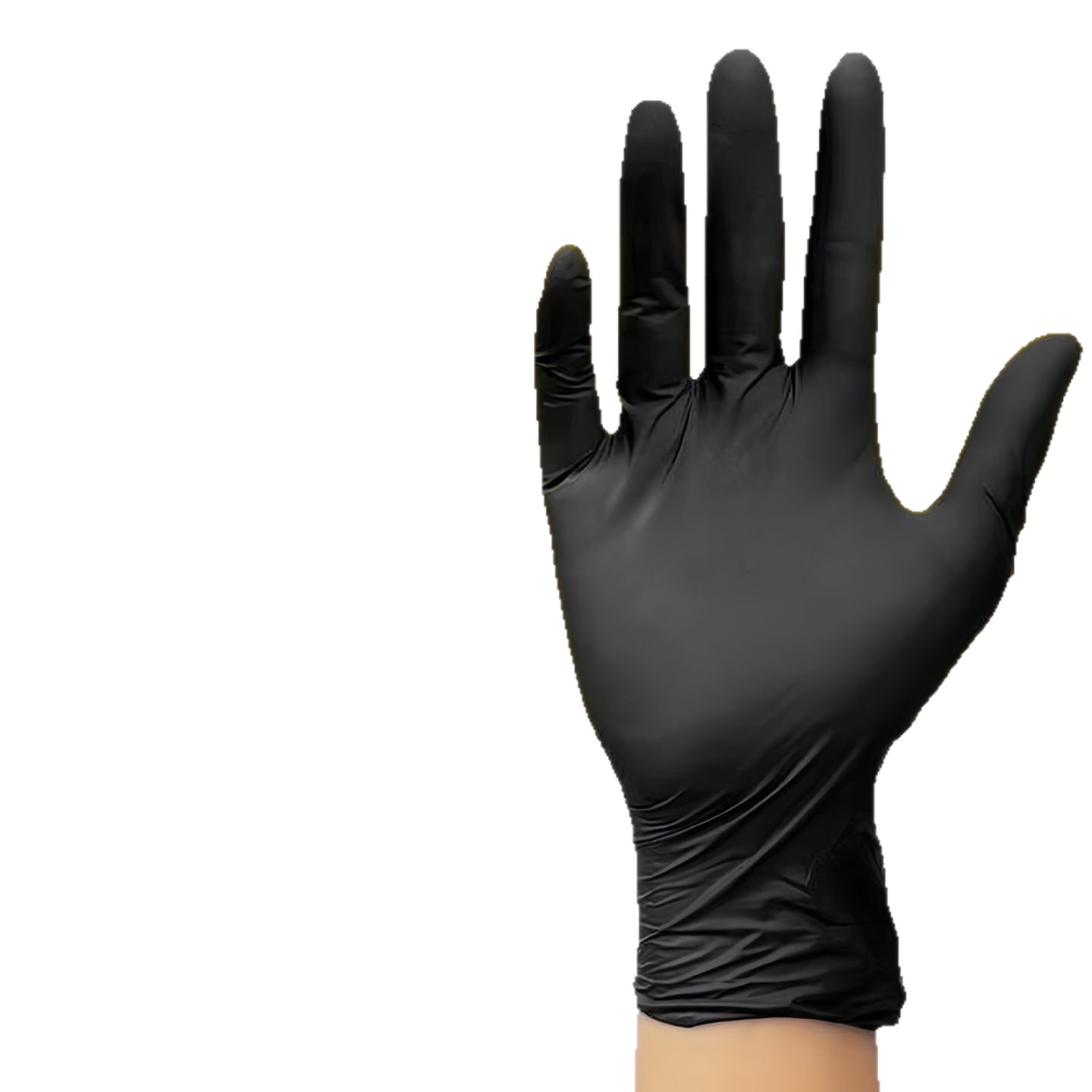 Guantes negros de nitrilo gruesos guantes desechables de alta elasticidad de grado alimenticio guantes de reparación mecánica resistentes al agua y resistentes al aceite