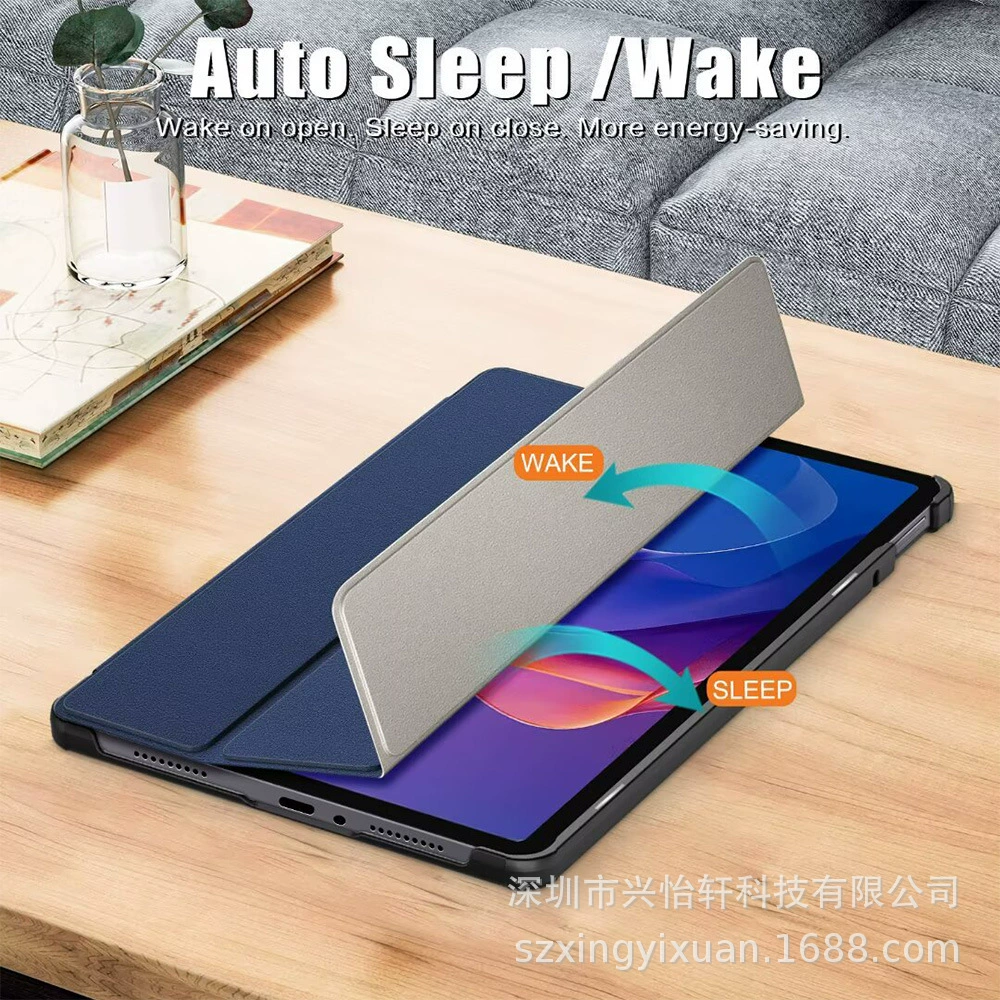 Подходит для Redmi Pad2 плоская панель защитная крышка Redmi плоская панель 2 11-дюймовый тройной кронштейн защитный чехол 2025 против падения