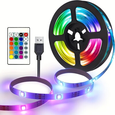 rgb Intelligent Neon Strip 24 key Remote Control Multicolor