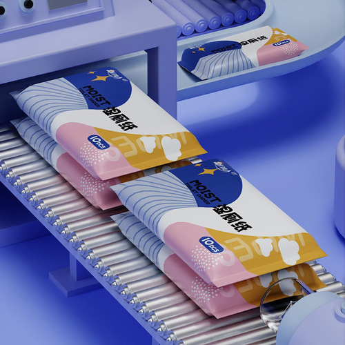 Portable disposable wet wipes for feminine care, period hygiene, small, washable, women's private care wet wipes