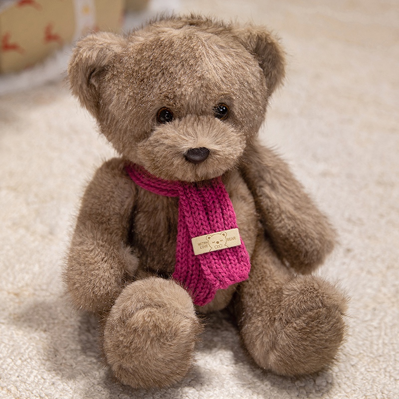 Bonito pacificador Teddy Bear muñeca muñeca de peluche muñeca de tela regalo de cumpleaños novia sorpresa de día de San Valentín
