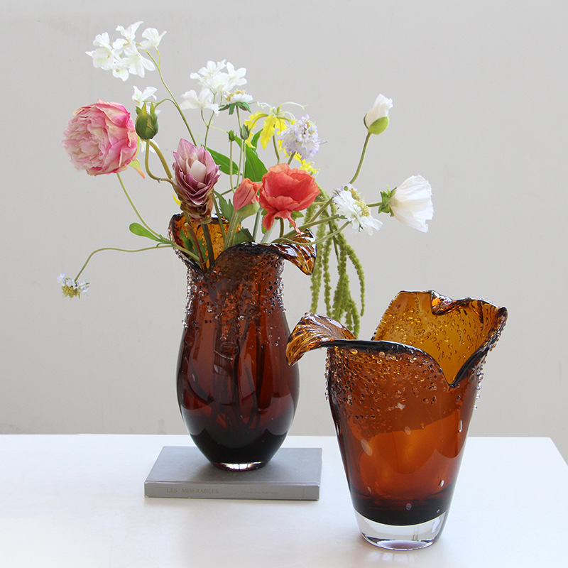 Creative handmade thick high-grade glass vase hydroponic flower…