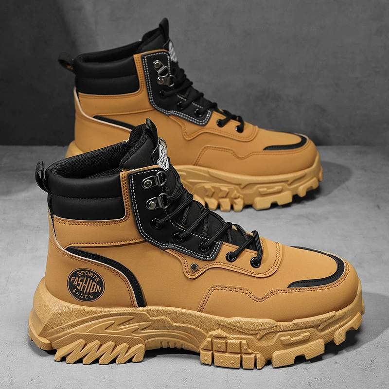 Мужская обувь Осень 2024 новые сапоги высокого уровня