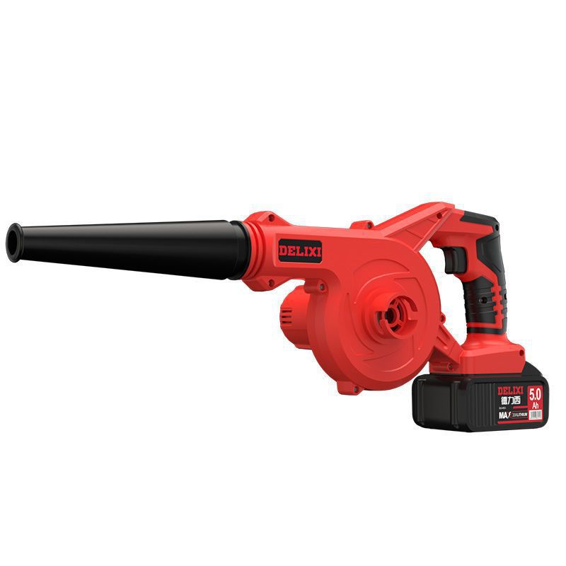 德力西鼓风机充电式小型锂电吹风机大功率工业两用电脑清灰除直销