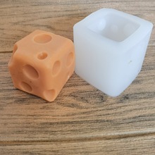正方形骰子造型奶酪香薰石膏巧克力模具 慕斯冰块制作工具 现货