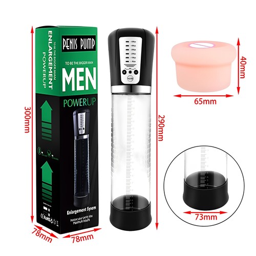 Electric vacuum negative pressure trainer rechargeable erection aircraft cup male sensitive masturbation device thick adult sex toy