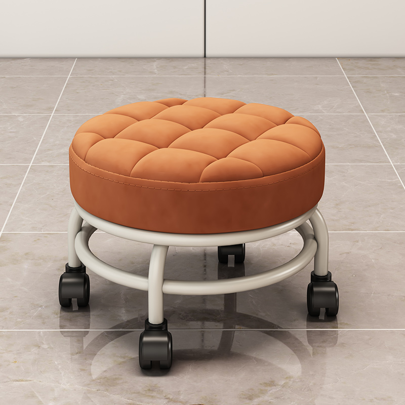 Pulley low stool mute universal wheel small stool metal household…