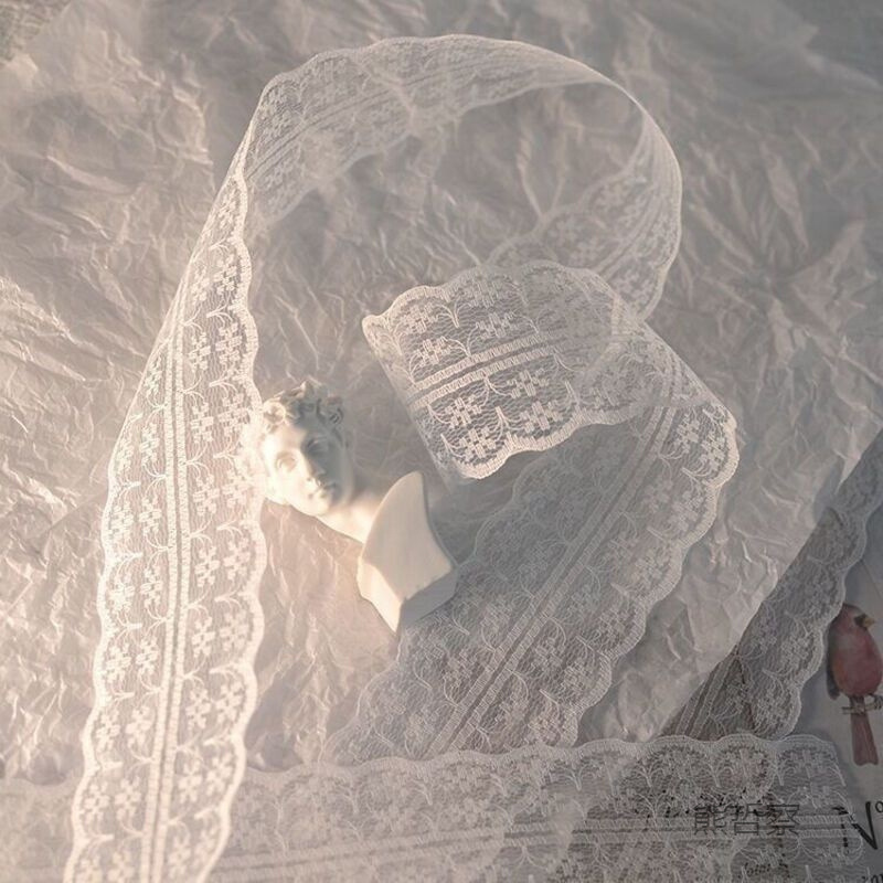 法式丝带蕾丝花边丝带婚纱写真绸带缎带首饰摆拍摄影拍照道具ins