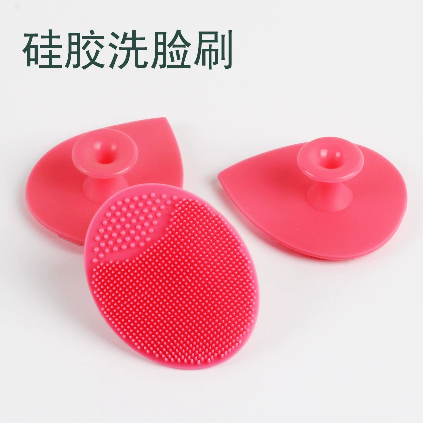 Ручная щетка шампуня младенца щетки мытья стороны силикона чистки поры щетки мытья стороны силикона массажа