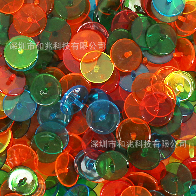 24mm 투명 색상 랜덤 1개