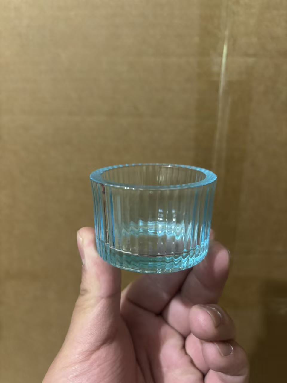 Vasos de vidrio transparente para velas al por mayor, populares portavelas, vasos de vidrio para velas de gran venta, vasos de vidrio vacíos, vasos de vidrio para aromaterapia