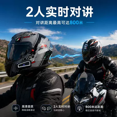 Wholesale TK-X2 private model Motorcycle Helmet Headset