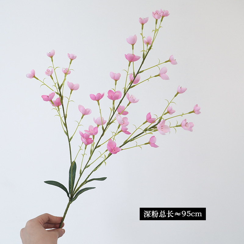 Orquídeas de campana de flores simuladas sala de estar lujosa de alta gama decoración floral