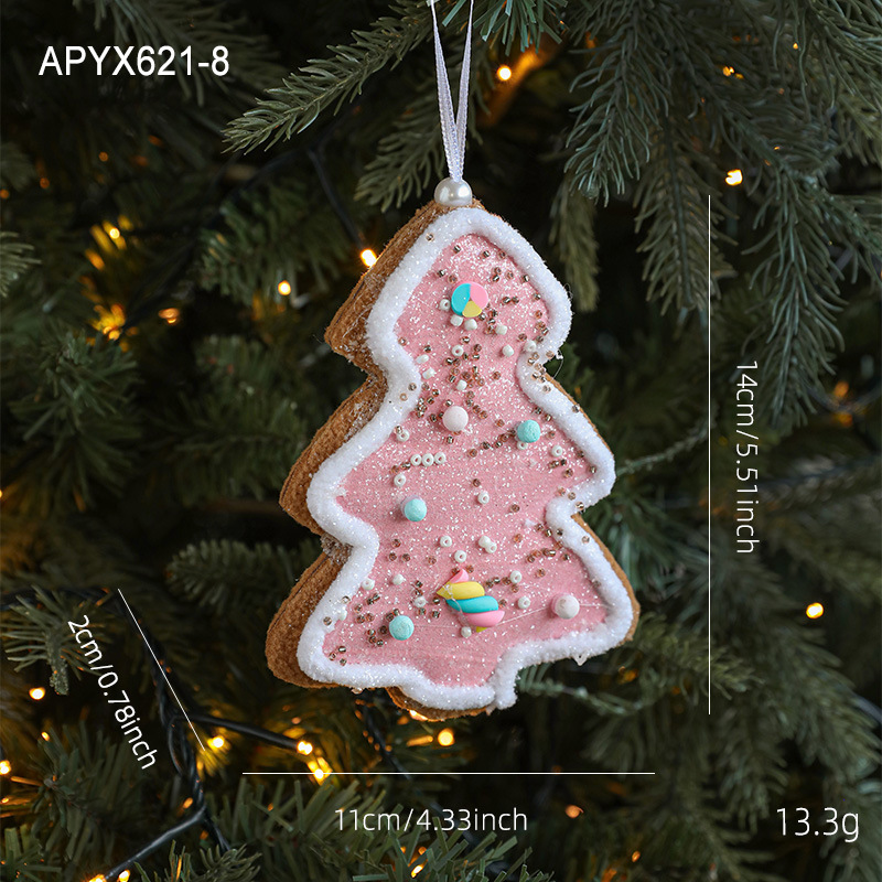 Árbol rosa de Navidad Colgante