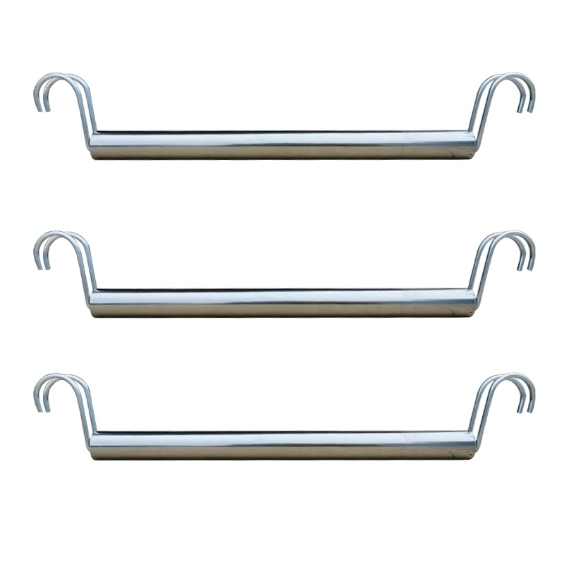 G3YN shelf wardrobe hanging rod coat closet storage rack wardrobe compatible hanging rod hooks hanging rod stainless steel