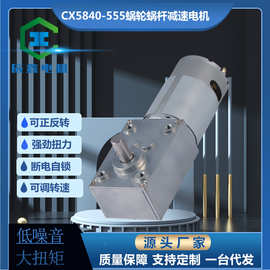 厂供5840自锁涡轮涡杆扭蛋机娃娃机微型直流减速电机可配编码器