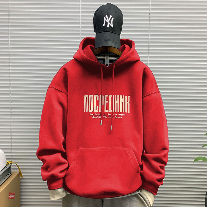 Bright red hooded thin-1621 [high quality] GL