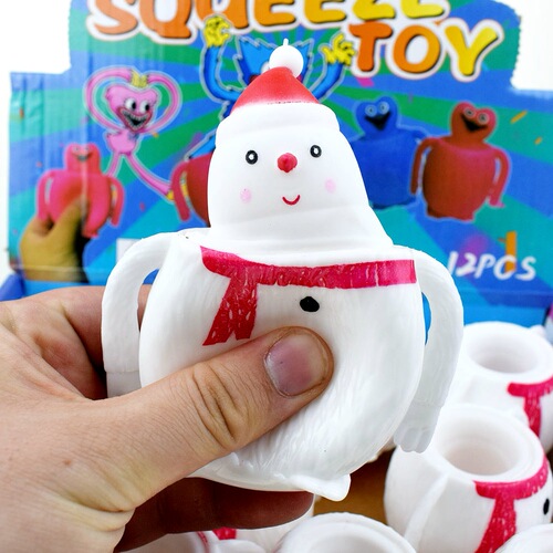 Squeeze pumpkin with lights, fur ball, stretch, decompress and vent pumpkin, Halloween and Christmas small toys and gifts wholesale