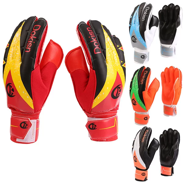 Goalkeeper Gloves for Football Goalkeepers, Children and Adults, with Finger Protection Equipment, Latex Anti-Slip, Finger Protection, and Anti-Collision