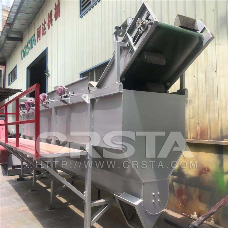 LDPE滴灌膜垃圾粉碎清洗脱水机，大棚膜筛选清洗去杂质机