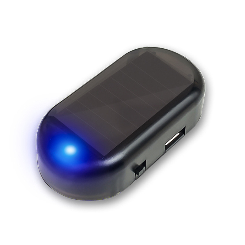 Lámpara antirrobo solar automotriz interior alarma antirrobo analógica LED lámpara de advertencia analógica lámpara intermitente lámpara decorativa