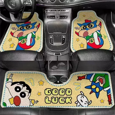Universal Foot Pad – mat - cartoon-crayons-front-foot-mat-5065cm-silk-loop-single-sheet