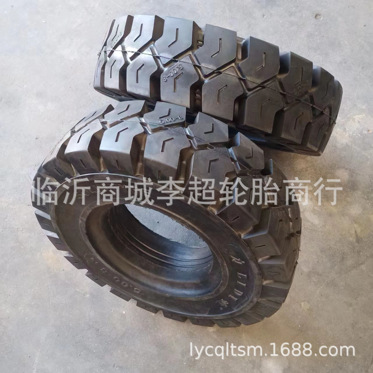 批发全新正品力迪500-8叉车轮胎实心胎工业工具轮胎加强耐磨花纹
