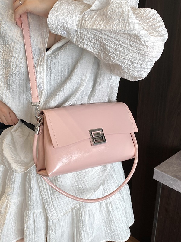 2025 nuevo bolso axilar de alta calidad bolso retro ocio de moda nicho pequeño bolso de cera de lujo ligero