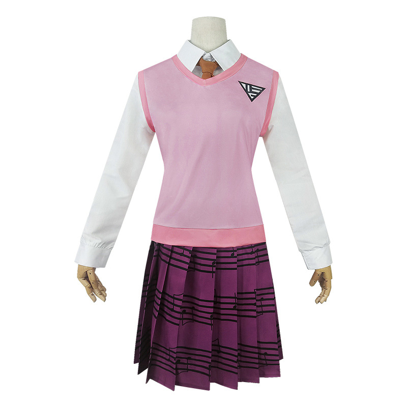 New·Danganronpa V3 Cos Suit Female Red Pine Maple Cosjk Uniform Cosplay Japanese Anime Game Costume